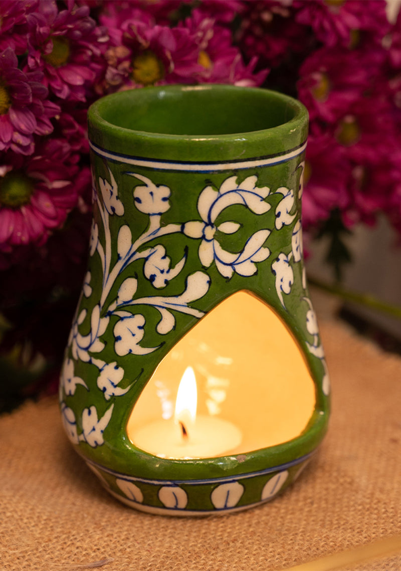 Green Blue Pottery Diffuser