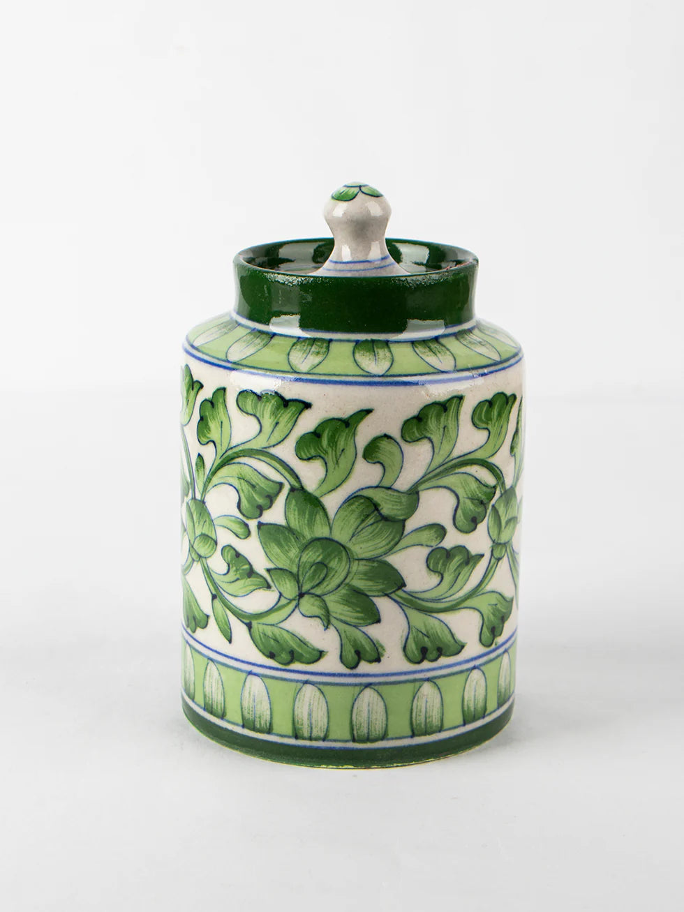 Handcrafted Barnee Jar - Green