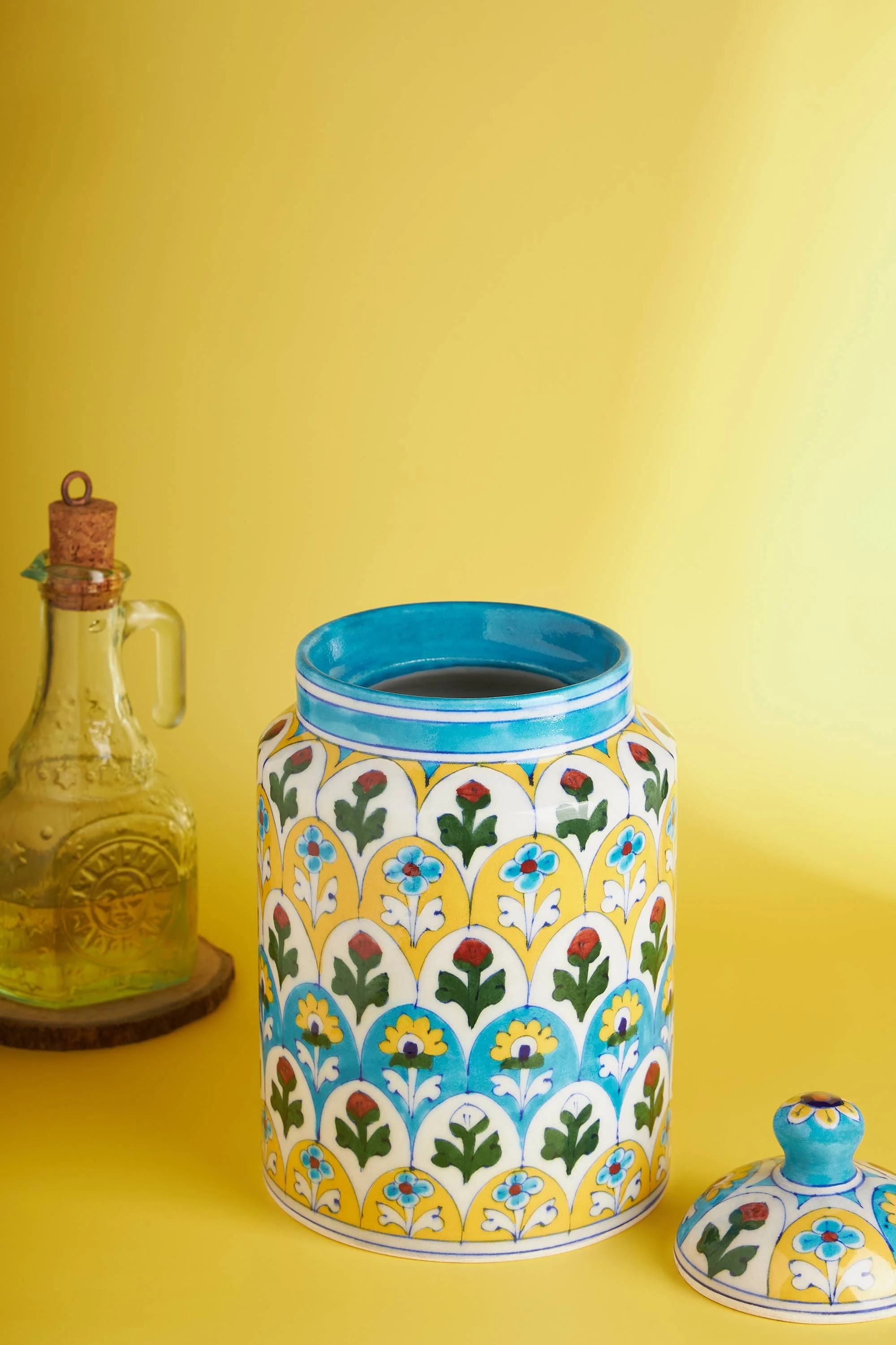 Tilwara Decorative Kitchen Canister - 9" H x 5" D